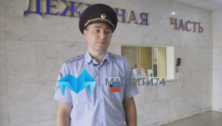 В Челябинской области полицейский вызволил человека из опрокинувшегося автомобиля