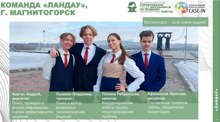 Магнитогорские школьники представят Челябинскую область в чемпионате CASE-IN