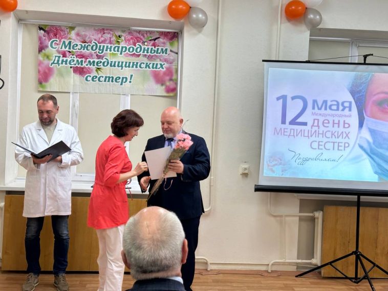 В Медсанчасти состоялся праздничный рапорт в честь Дня медицинской сестры