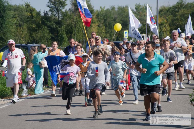 В прошедшие выходные состоялась патриотическая пробежка «Бегайте с нами, бегайте сами!»