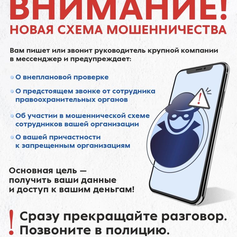 «В нашей организации проходит внеплановая проверка!» Мошенники рассылают фальшивые сообщения от имени руководителей