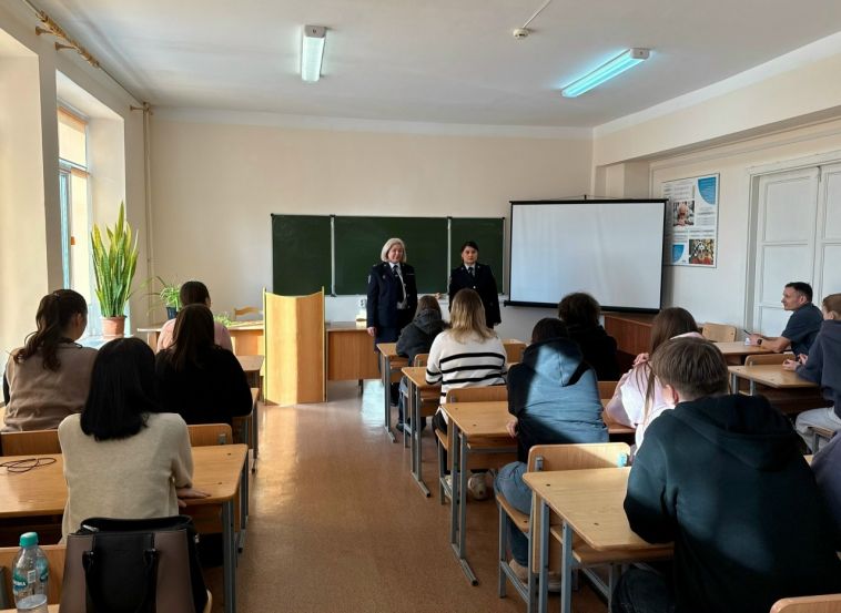 Сотрудники полиции встретились со студентами Магнитогорского Государственного Технического Университета им. Г.И. Носова