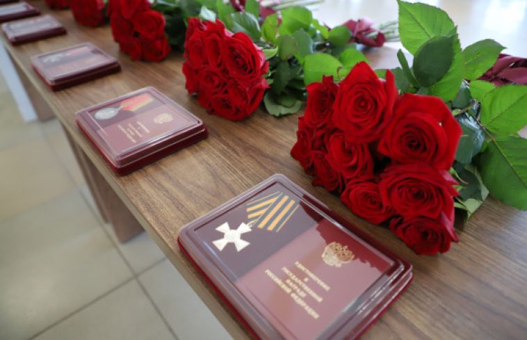 В администрации города состоялась церемония вручения государственных наград родным погибших бойцов специальной военной операции