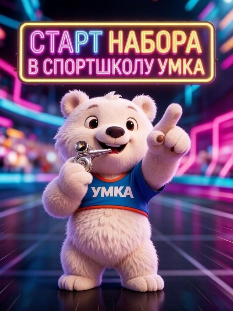 Спортивная школа "Умка" открывает набор для детей на спортивные дисциплины
