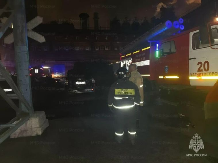 Ночью в Магнитогорске почти 9 часов тушили пожар на электростанции