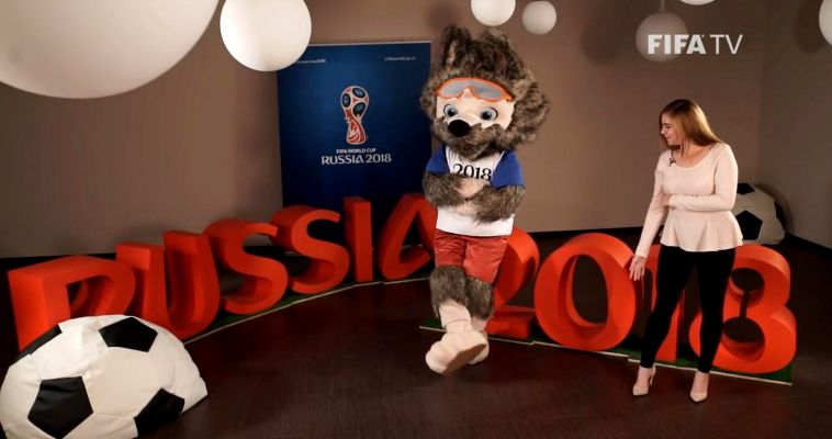 «Собака-Забивака». Официальным талисманом чемпионата мира по футболу 2018 года стал волк