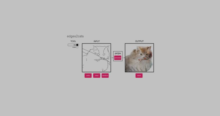 Появился сайт, превращающий рисунки в котов-монстров