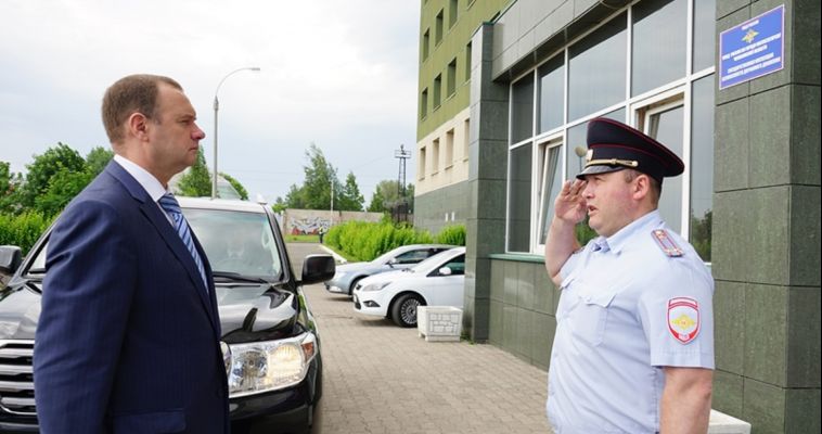 Начальник МВД области побывал в Магнитогорске с рабочим визитом