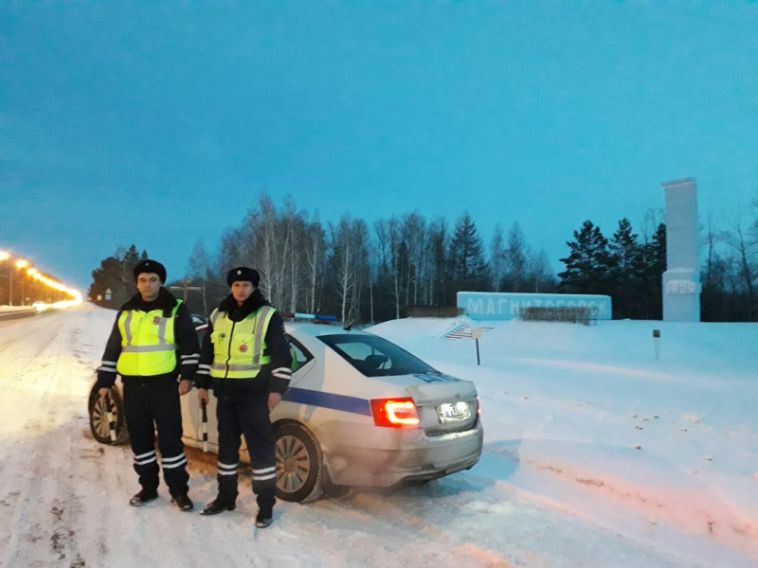 В Магнитогорске и на территории близлежащих посёлков дежурили сотрудники ГИБДД