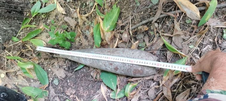 В Магнитогорске на стройке нашли миномётный снаряд
