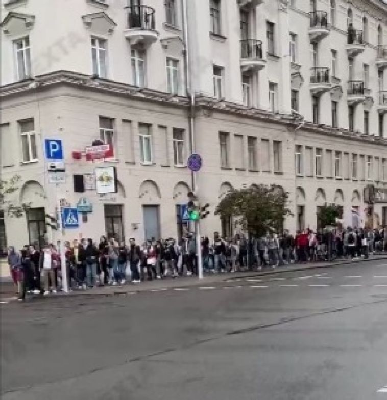 Белорусские студенты отметили День знаний акцией протеста