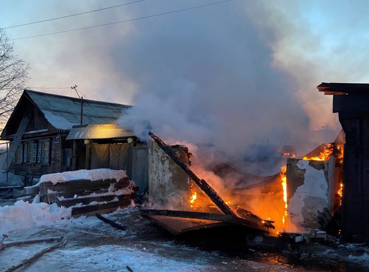 В Челябинской области произошел еще один пожар в частном доме