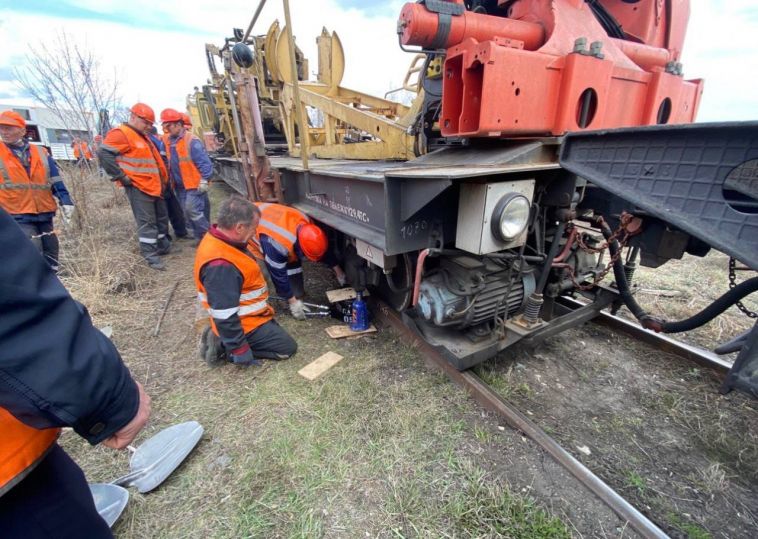 В Челябинской области железнодорожная техника сошла с рельсов