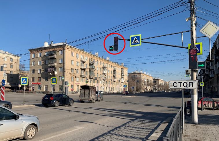 Один из светофоров Магнитогорска изменил режим работы
