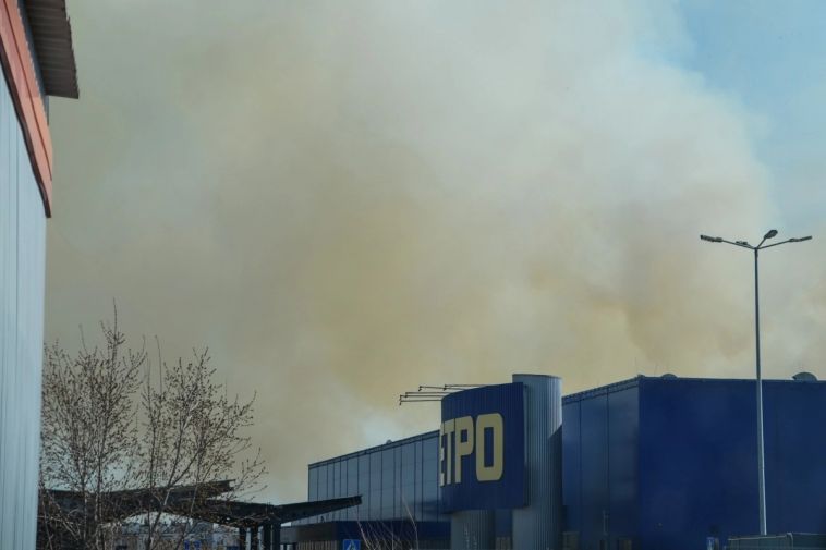 Рядом с магнитогорскими поселками горят поля