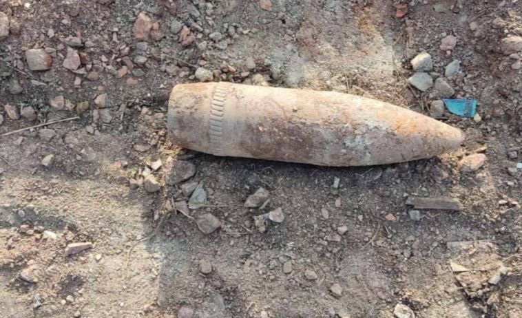 В Челябинске рабочие нашли снаряд, который мог взорваться в любой момент