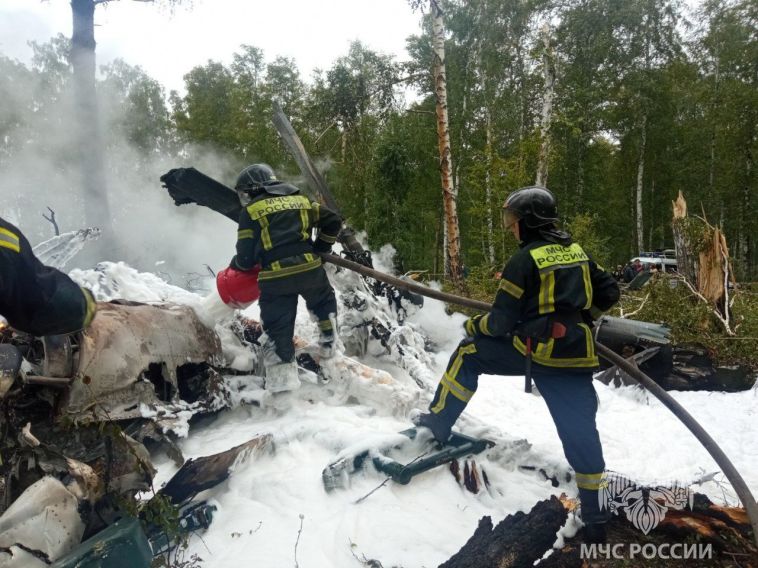 В Челябинской области разбился вертолёт