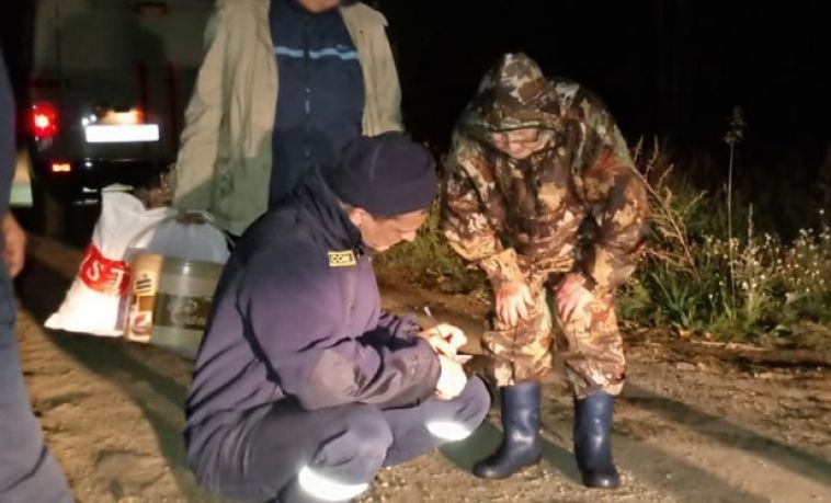 Южноуральские спасатели вывели заблудившуюся пенсионерку из ночного леса