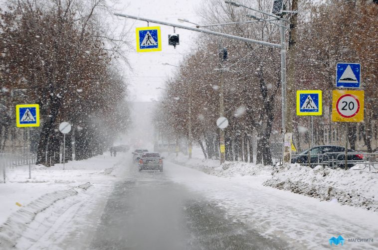 В Магнитогорске из-за непогоды увеличилось число ДТП