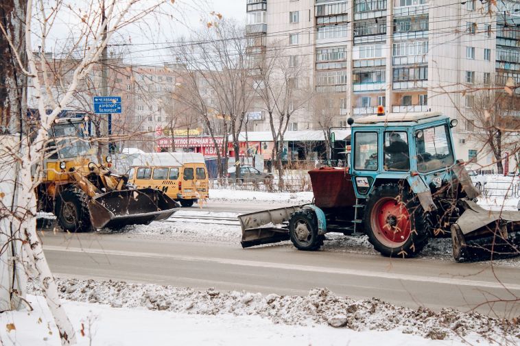 Из Магнитогорска за сутки спецтехника вывезла 5,5 тысяч тонн снега