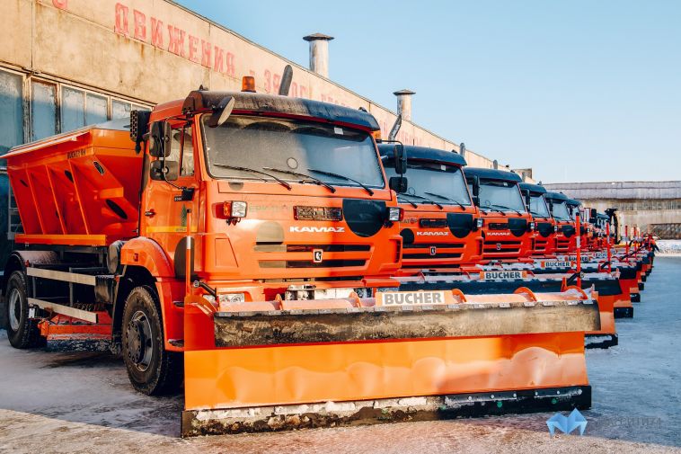 В Магнитогорске за месяц вывезли более 150 тысяч кубометров снега