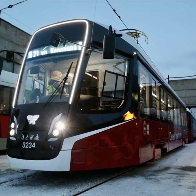 По улицам Магнитогорска курсируют «умные» трамваи