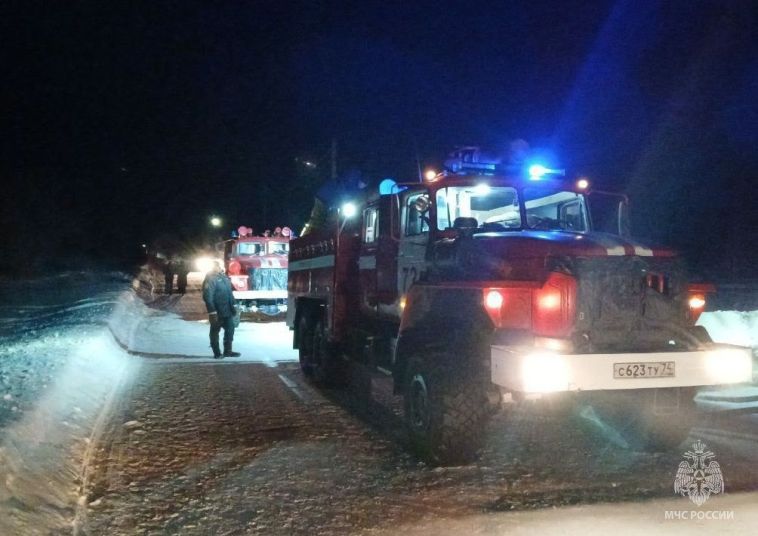 В деревне Ключи сгорел частный дом