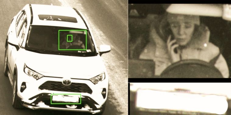 В Магнитогорске камеры начали фиксировать водителей, пользующихся телефоном