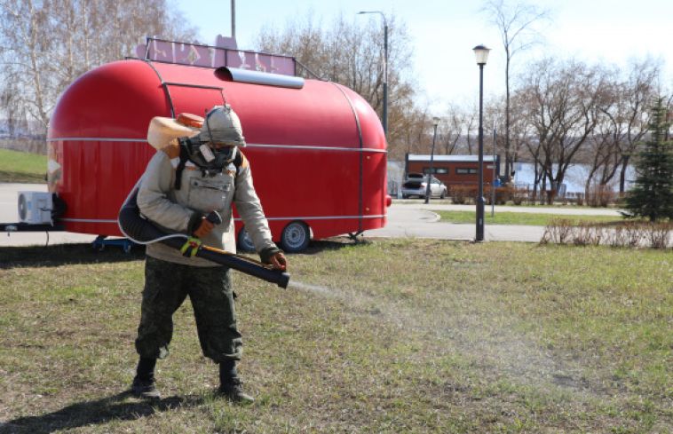 С 27 по 30 апреля будут проведены работы по акарицидной обработке скверов города