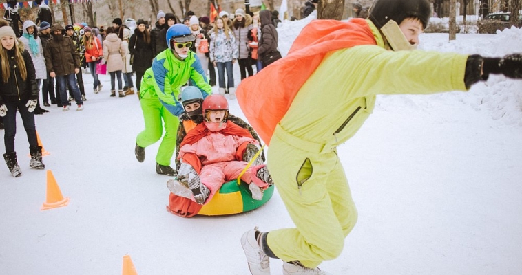 Снежные забавы в конце зимы: студенты МГТУ проводили зиму с задором