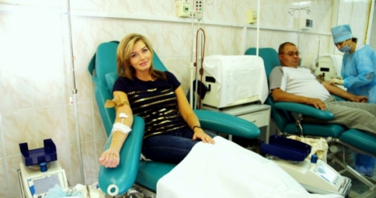 День онкобольного ребенка на станции переливания крови