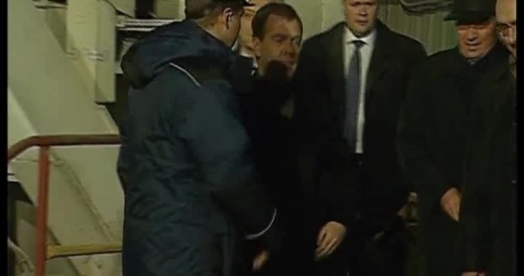 Медведев в Магнитогорске