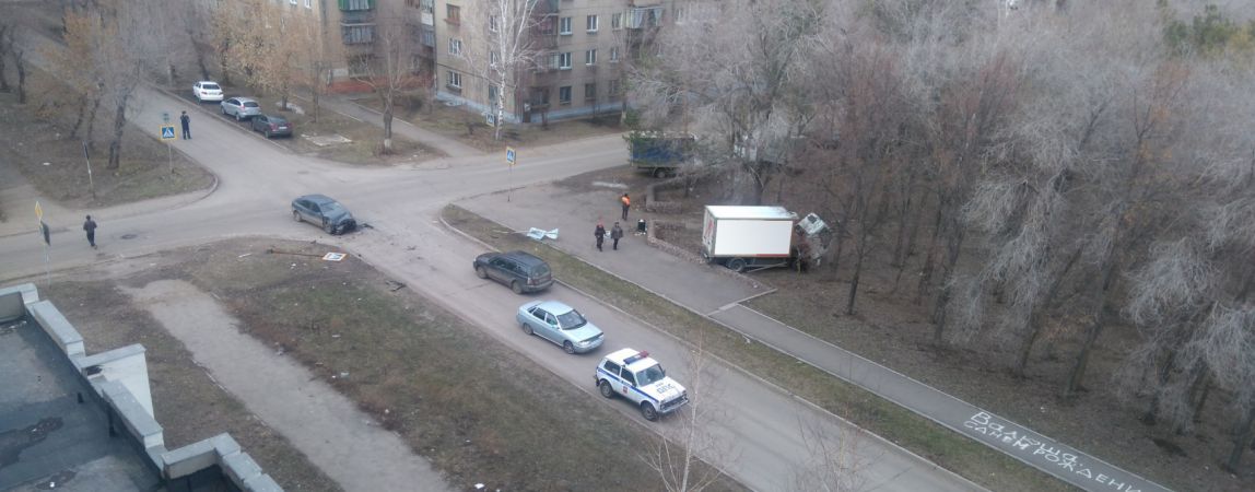ДТП с пострадавшим. Два автомобиля столкнулись на улице Мичурина