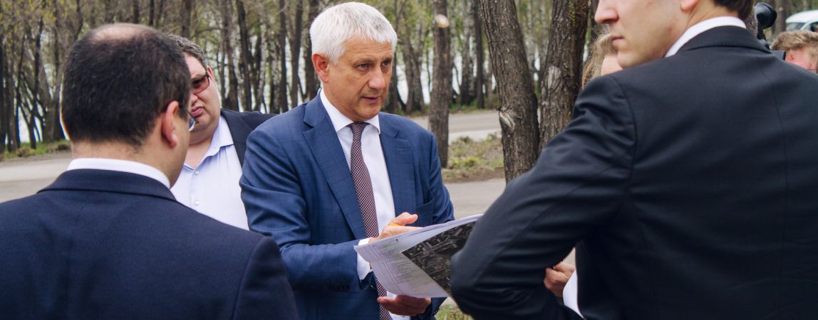 Глава города рассказал о начале обновления парка Победы