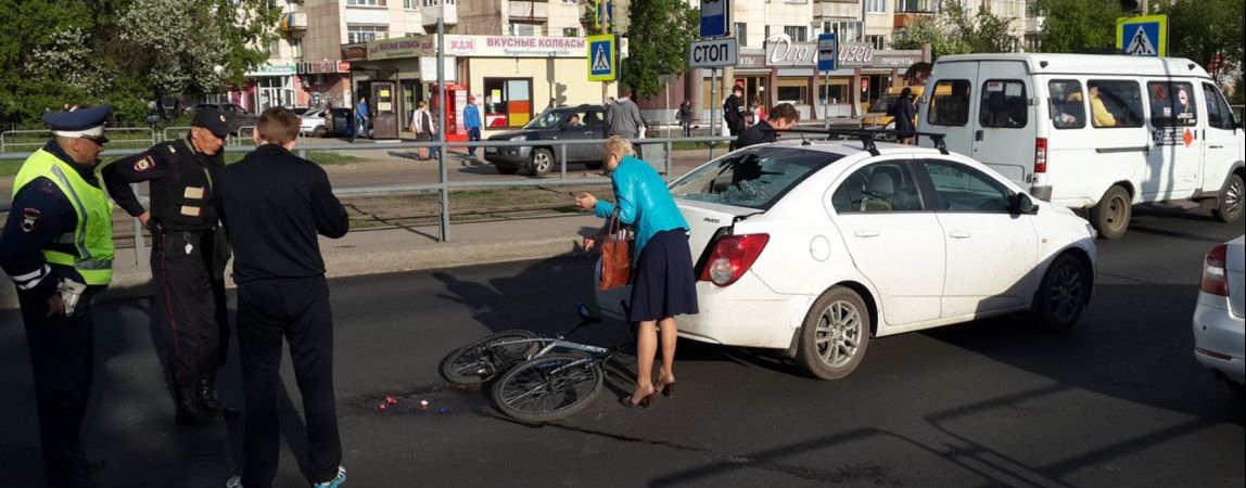 На Советской в ДТП пострадал велосипедист