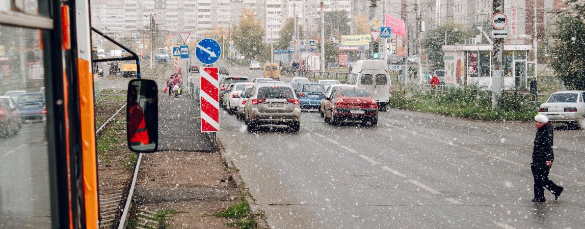 Трамваи задержались из-за ДТП