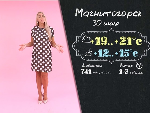 ПРОГНОЗ ПОГОДЫ (30.07)