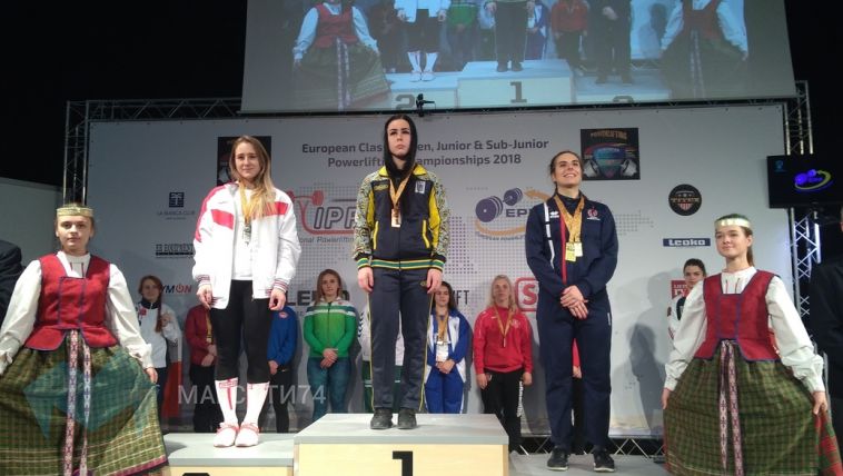 Студентка из Магнитогорска покорила чемпионат Европы по пауэрлифтингу