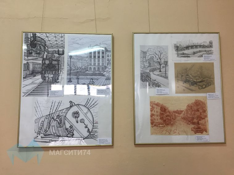 В магнитогорской школе открылась персональная выставка юного художника