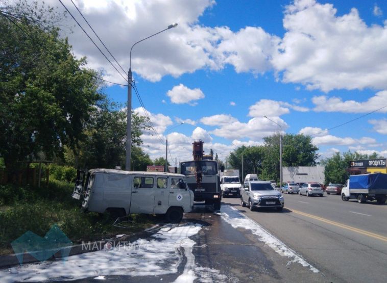 «УАЗ» перевернулся после встречи на дороге с пьяным водителем