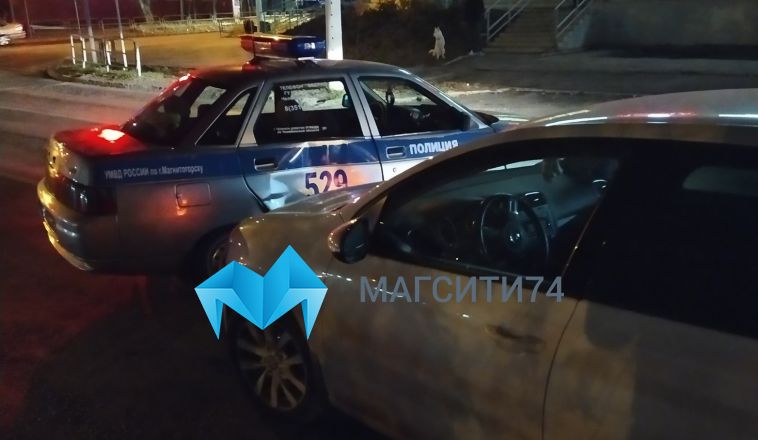 На Советской экипаж ДПС попал в аварию