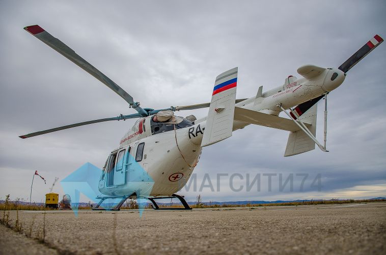 В Челябинской области появилась новая площадка для вертолёта санавиации