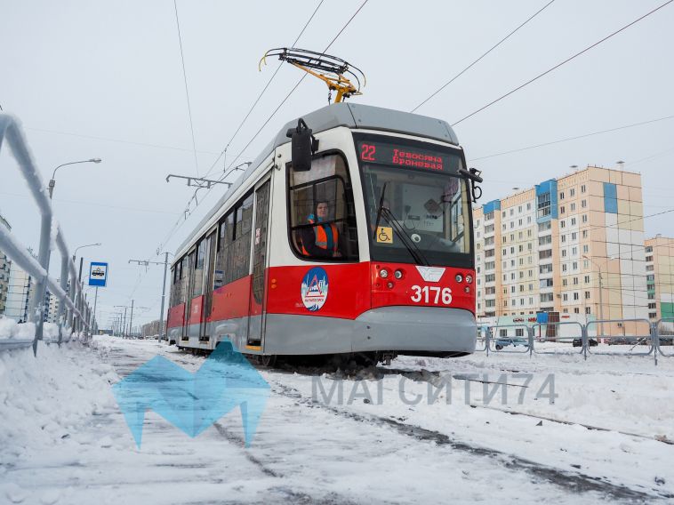 В Магнитогорске запустили новую трамвайную ветку
