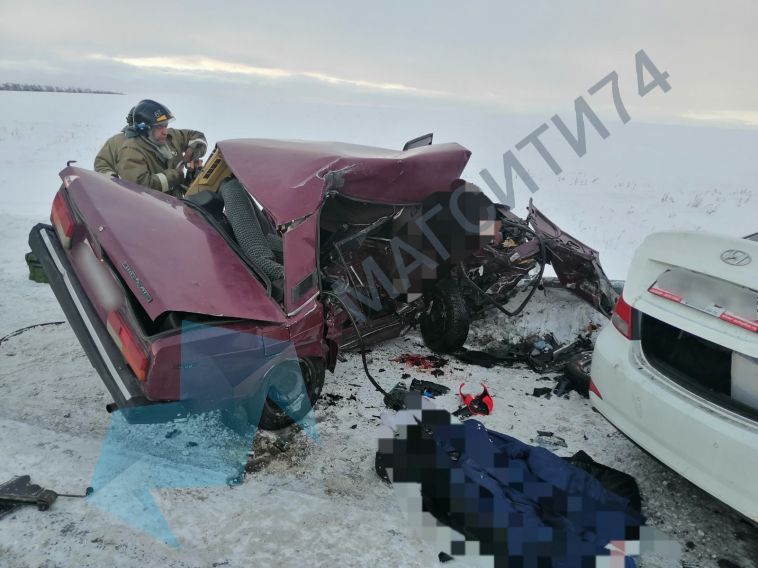 В ДТП на трассе Южноуральск-Магнитогорск погибли четверо молодых парней