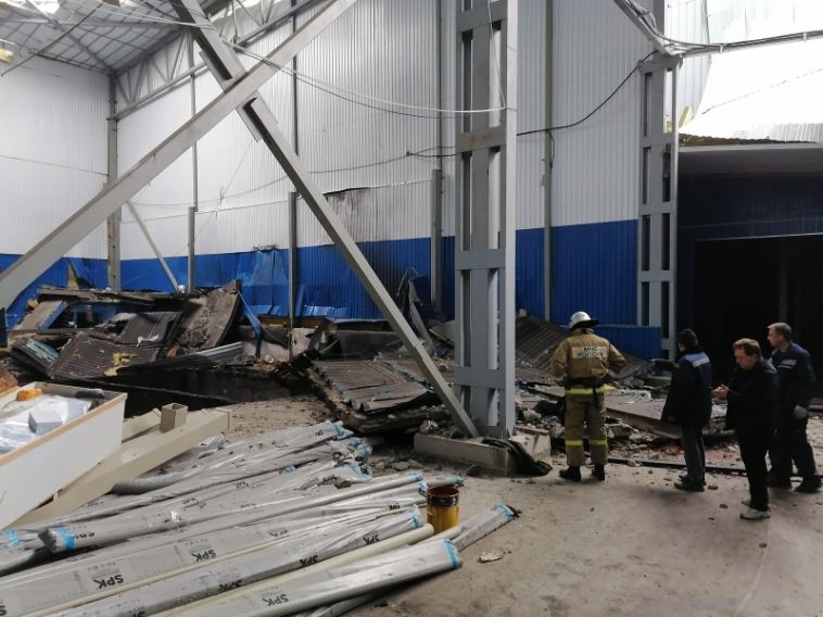 На заводе в Орловской области произошёл взрыв газа