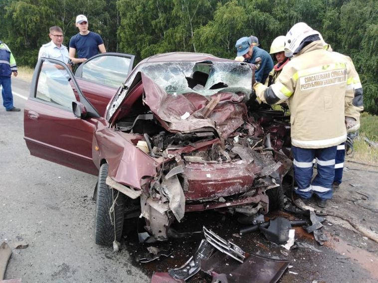Автомобилистка погибла в аварии недалеко от Магнитогорска