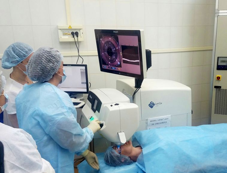 В офтальмологической поликлинике Медсанчасти появилось новое уникальное оборудование