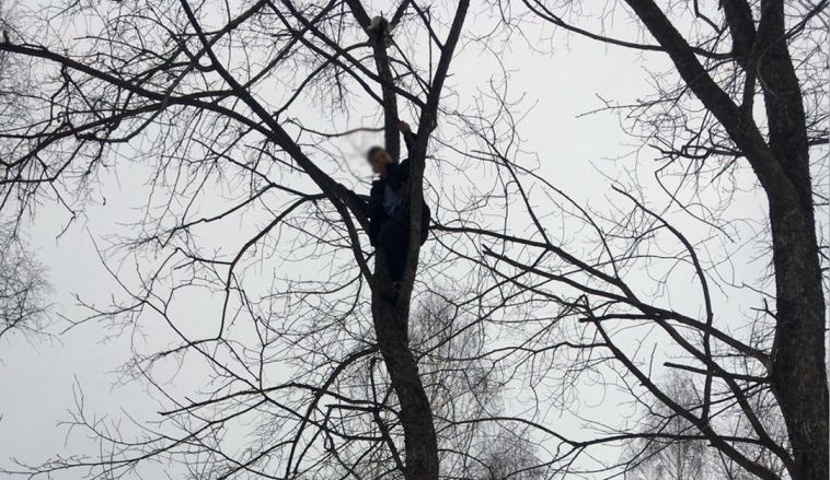 Южноуральские спасатели помогли подростку спуститься с восьмиметровой высоты