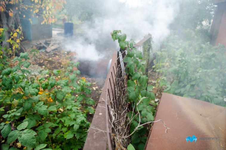 В Магнитогорске из-за непотушенной сигареты сгорели сарай и садовый дом