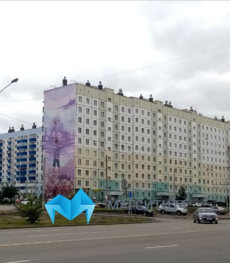 Новое граффити украсит фасад одного из домов в Магнитогорске